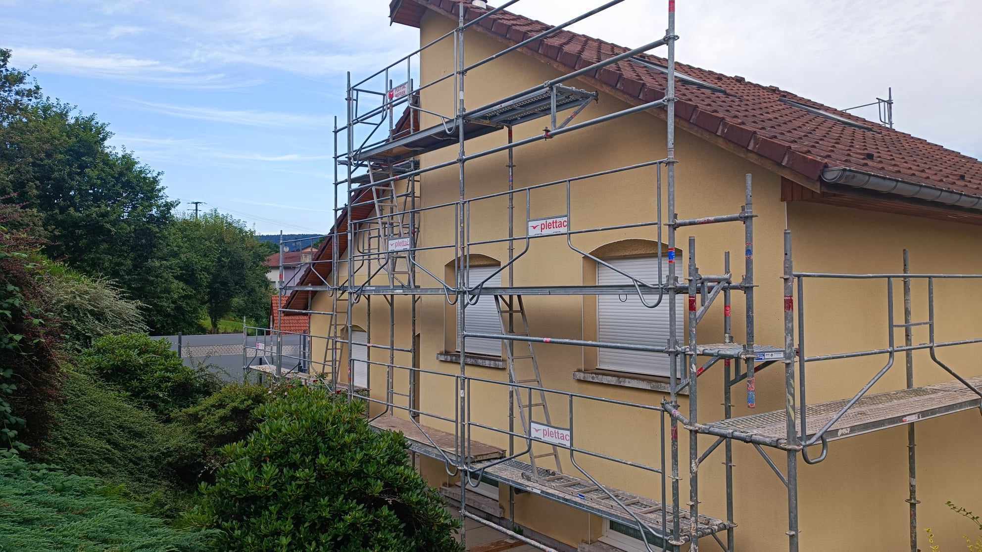 Peinture mur extérieur Prosteam services