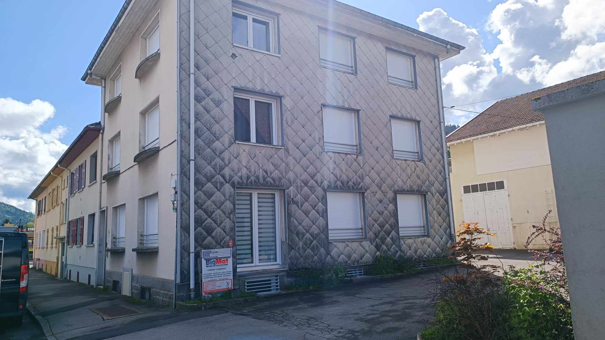 Peinture mur extérieur Prosteam services vosges